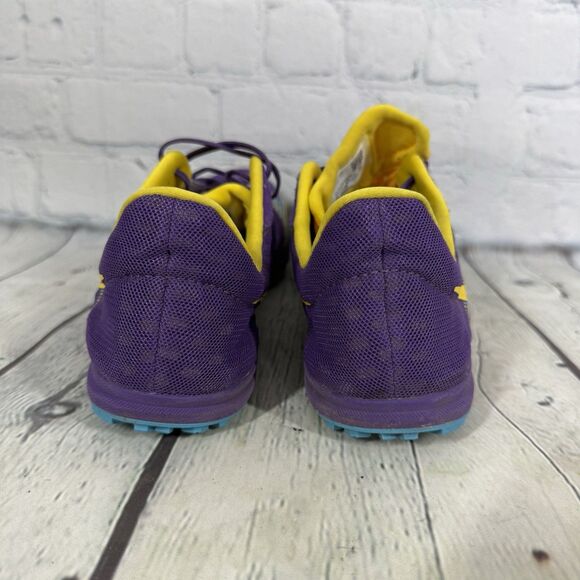 Saucony Kilkenny XC9 Spike Sneaker Women’s Size 8.5 Purple Yellow Running Shoes - Picture 4 of 15